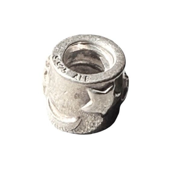 Pandora Jewelry - Pandora Sterling Silver Vintage Star Moon‎ Spacer Charm ALE Retired